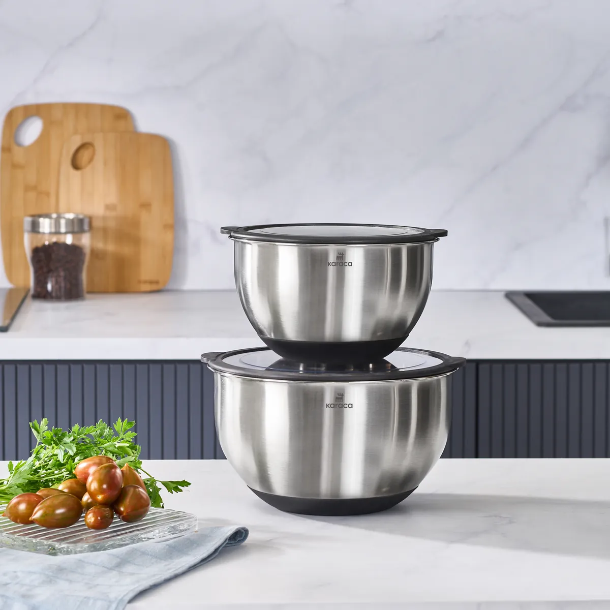 Karaca Mixmaster 2-teiliges Mixset, Inox