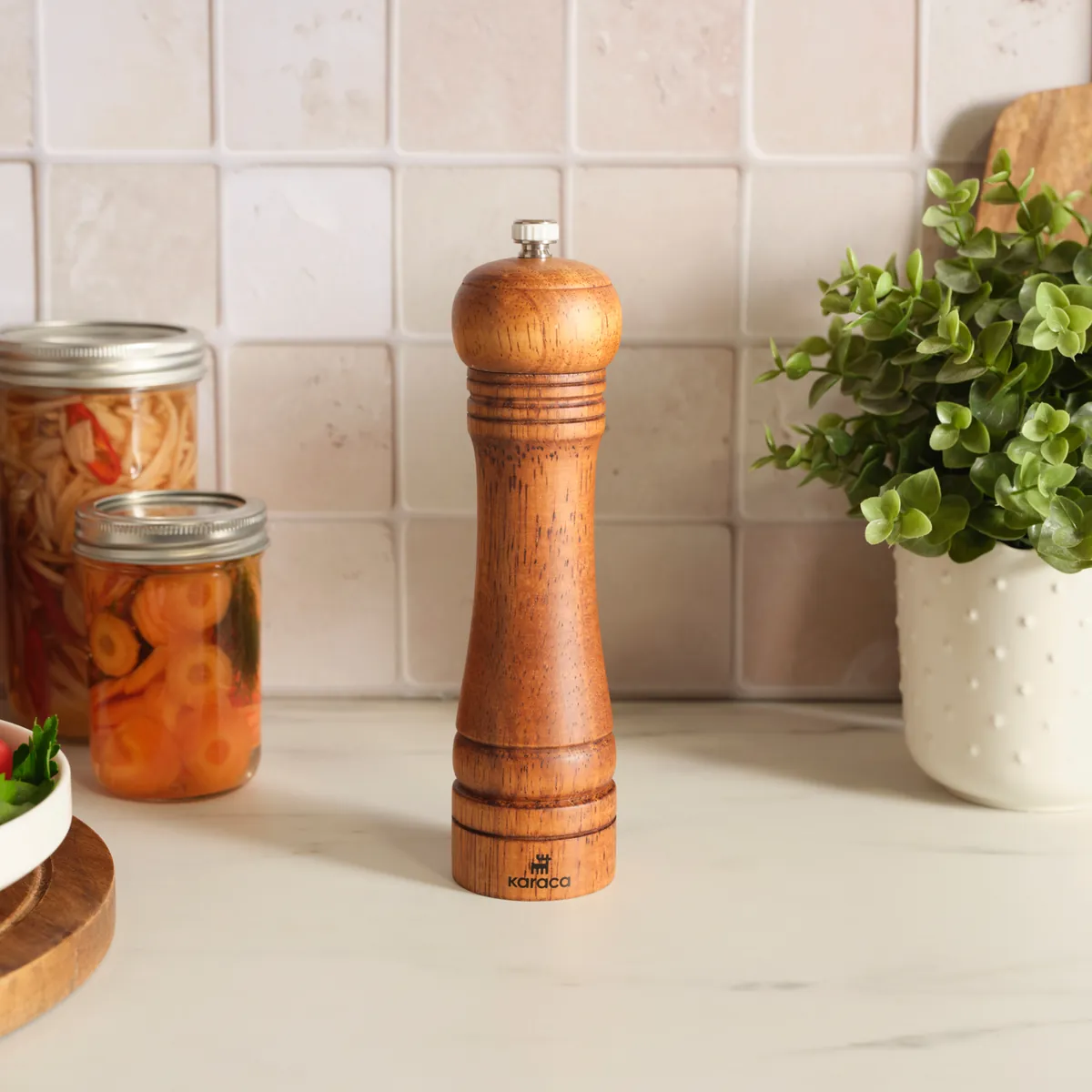 Karaca Naturegrind Holz Gewürzmühle