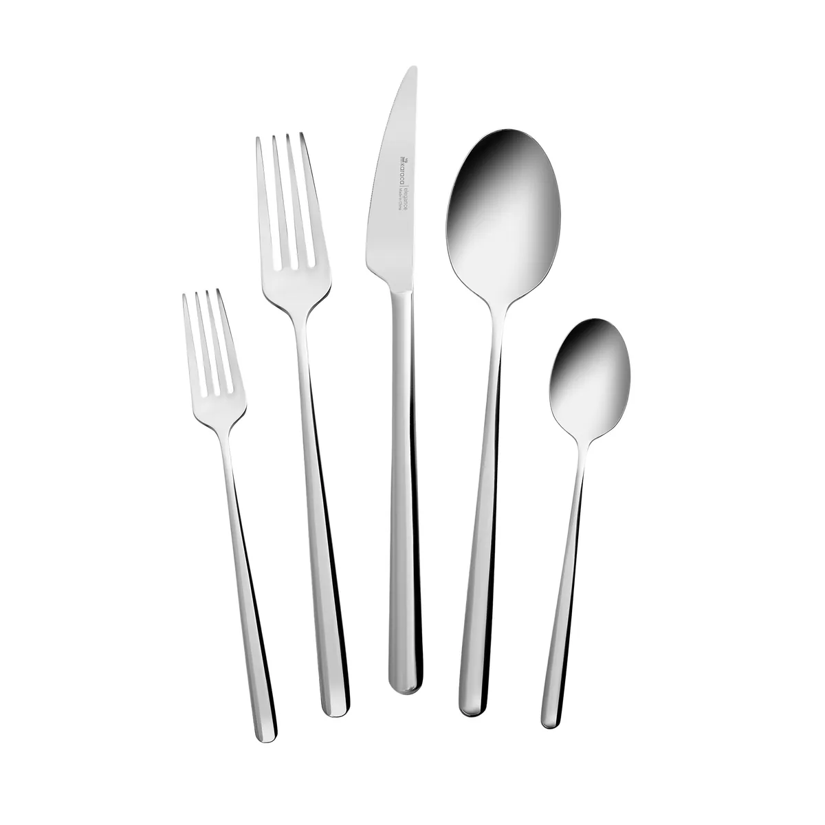 Karaca Boreas 40-teiliges Besteckset, Silber