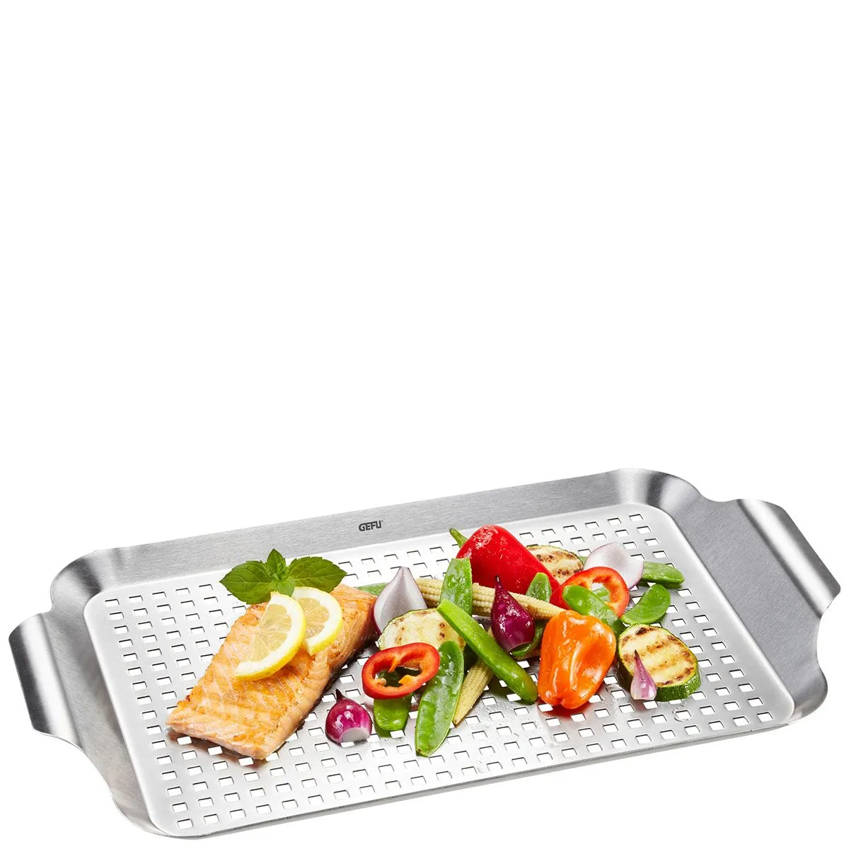 -GEFU- "BBQ" Grillpfanne groß, rechteckig 42.5 cm x25.4 cm x 2.9 cm