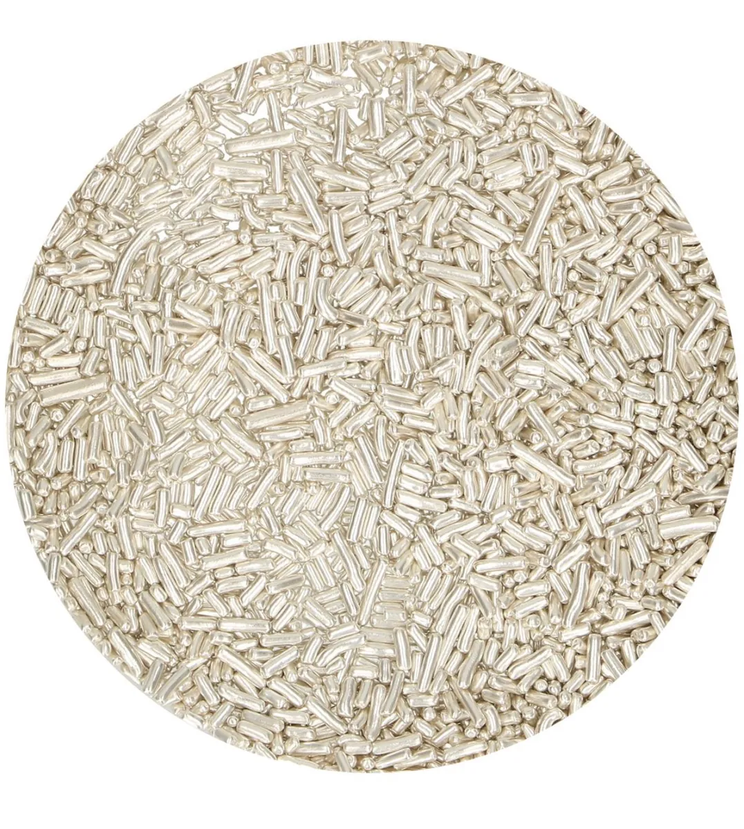 Funcakes Strands metallic silber 80 g