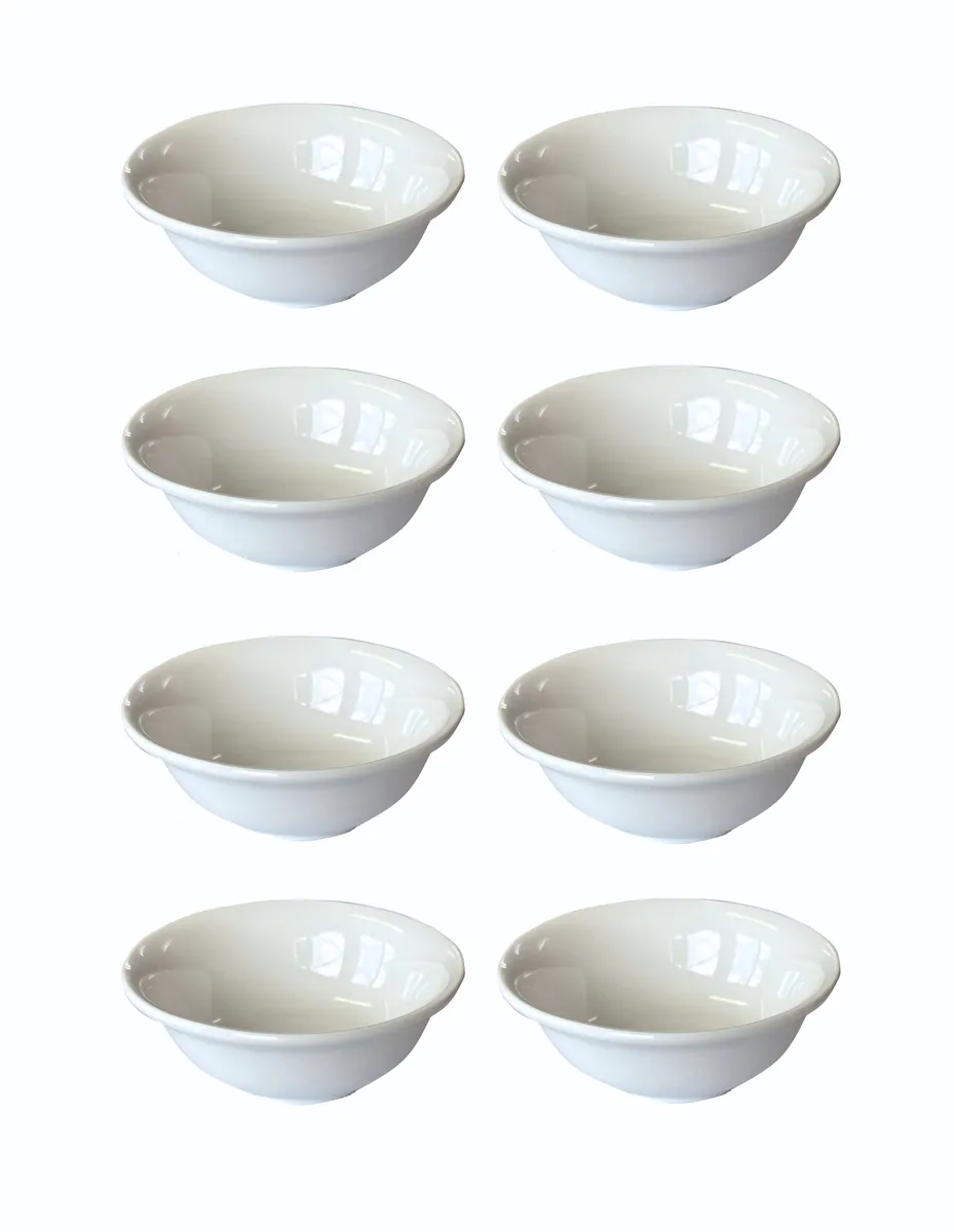 Servierschälchen im 8er-Set in weiß