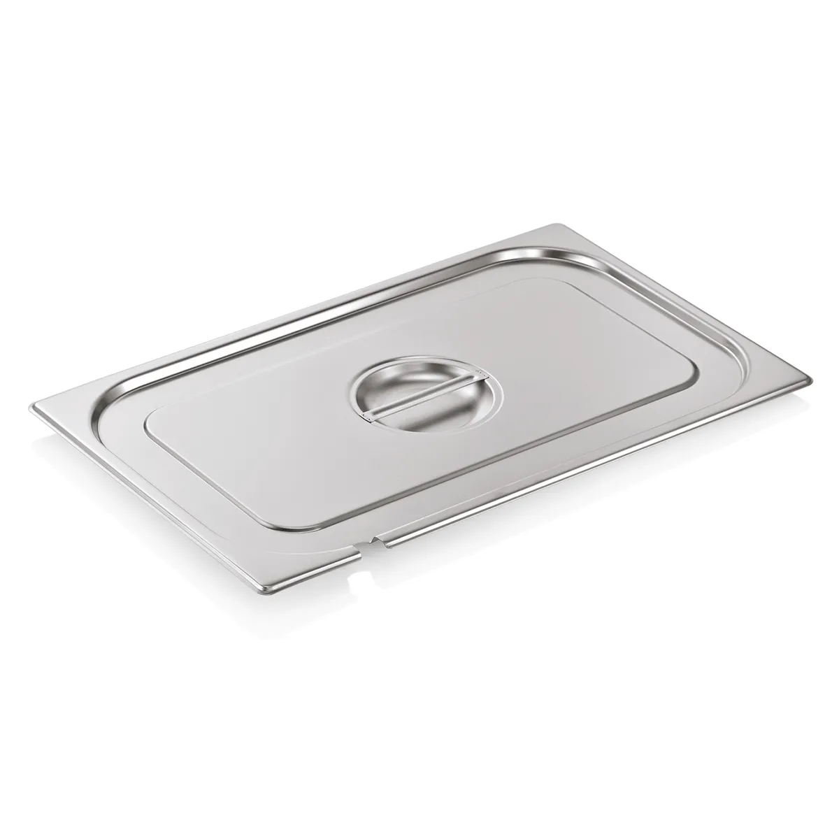 GN Deckel mit Löffelaussparung GN Select, Größe wählbar, Chromnickelstahl