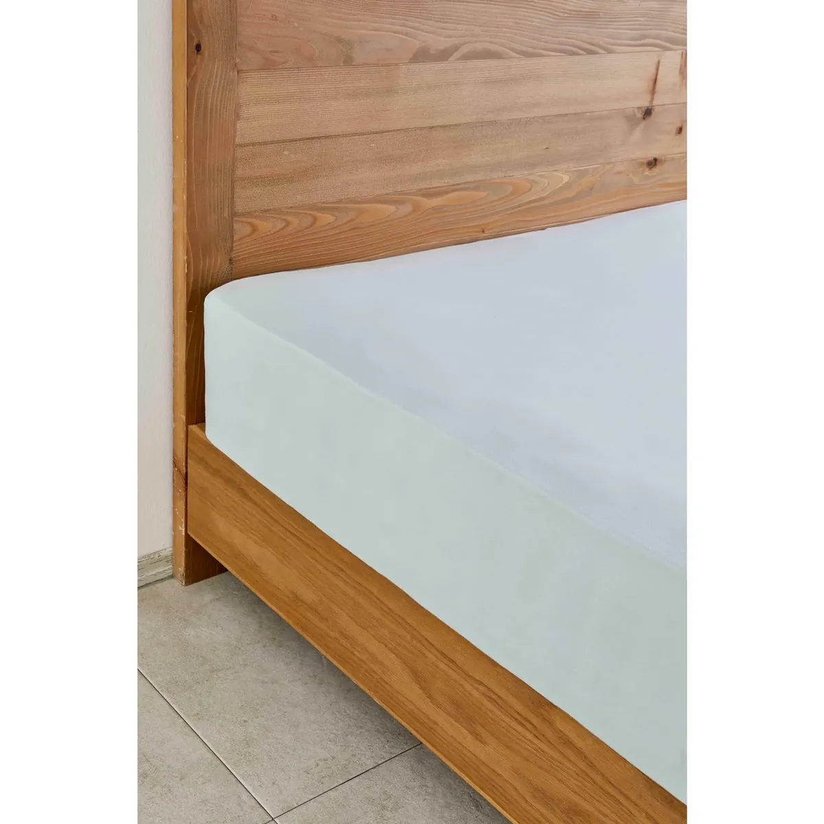 Karaca Home Jersey Fitted Bettlaken Hellblau (200x200 cm) Öko-Tex Zertifiziert
