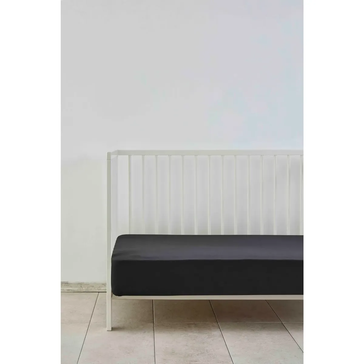 Karaca Home Jersey Fitted Bettlaken Anthrazit Baby (70x140 cm)