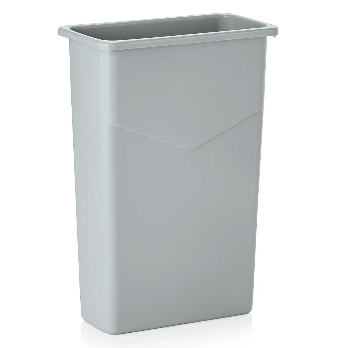Abfallbehälter, 75 ltr., 51 x 27 x 75 cm, grau, Polypropylen