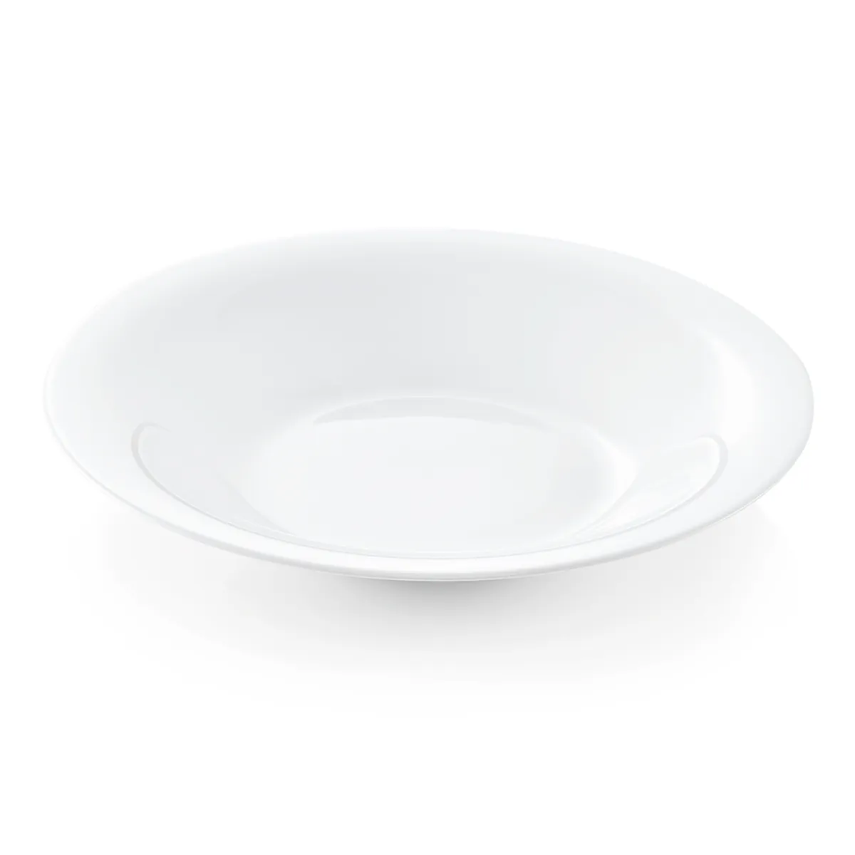 Teller 6er-Set PURO Uni, tief, Ø 24 cm, Opalglas