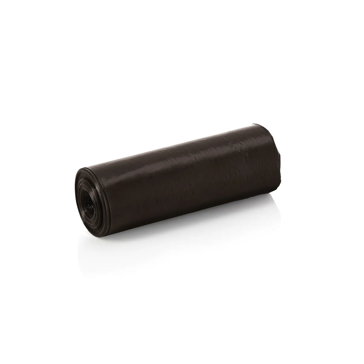 Müllbeutel, 90 x 135 cm, 180 ltr., 55 my, schwarz, Rolle á 15 Stück, LDPE