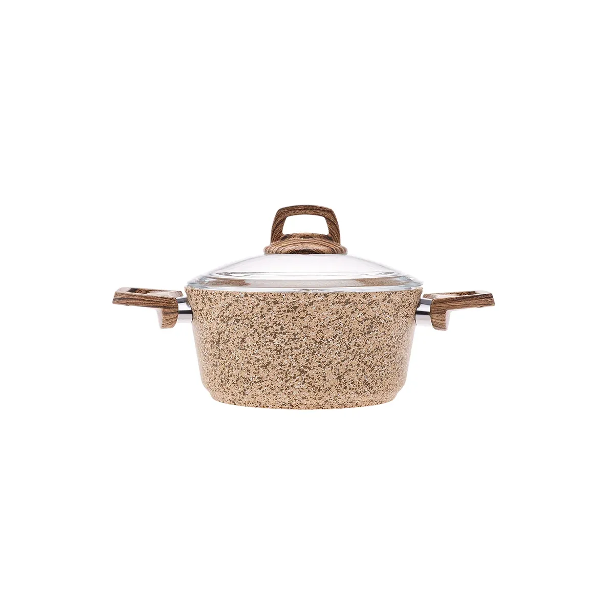 Karaca Wood Silber Bio Granit Topf 20 cm