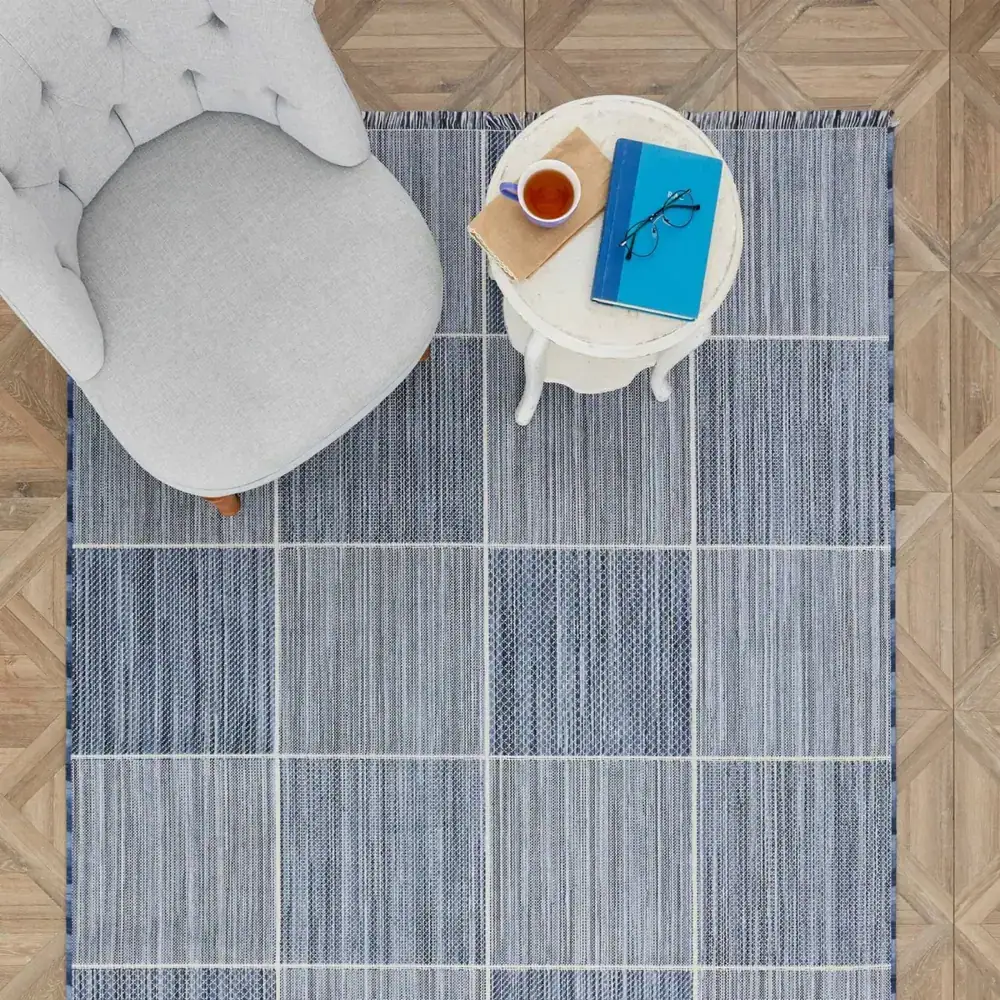 Kaşmir Halı Dogasever Recycelte Baumwollteppiche Delta 120x180 cm
