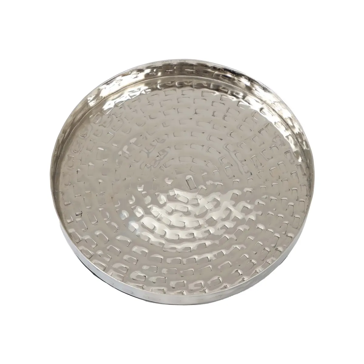 Karaca Home Moroccan Deko-Tablett Silber 26 x 26 x 3 cm