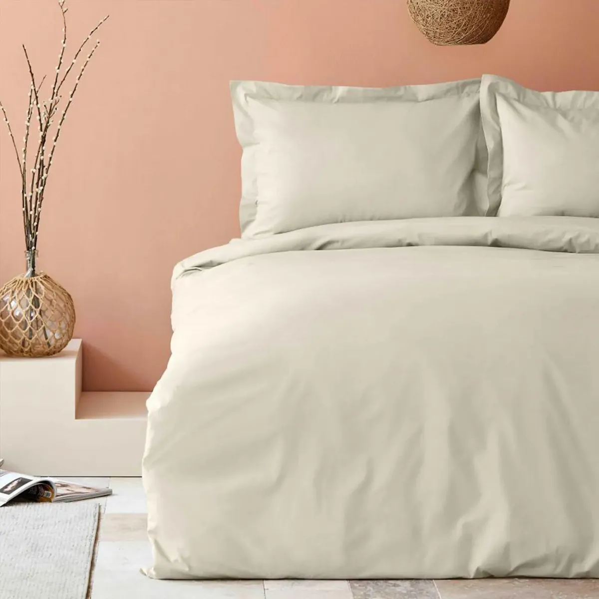 Karaca Home Pietra Bettwäsche-Set 100% Baumwolle Rot