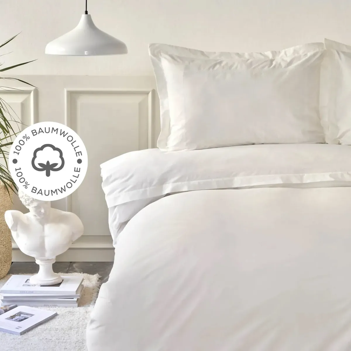 Karaca Home White Col Livia Bettbezug Set Doppel