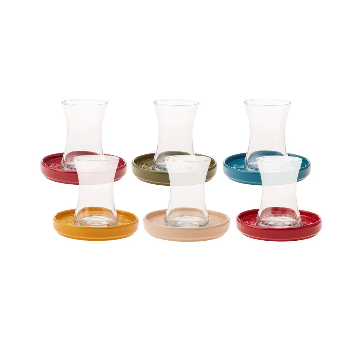 Karaca Yakamoz Tee-Set für 6 Personen 175 ml