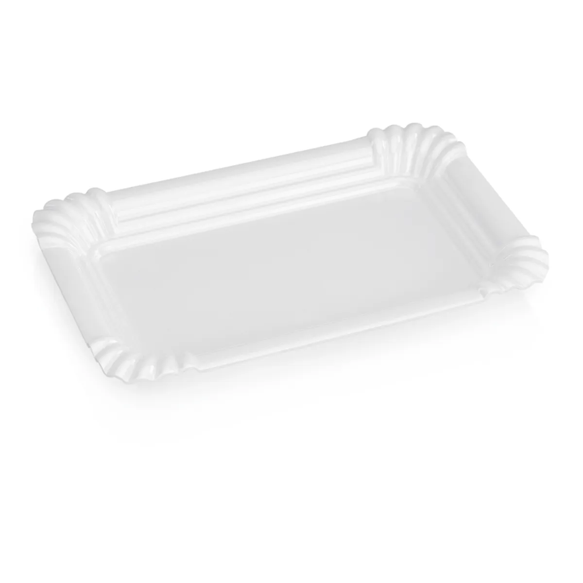 Imbissplatte 12er-Set, 21 x 13 x 2 cm, Melamin