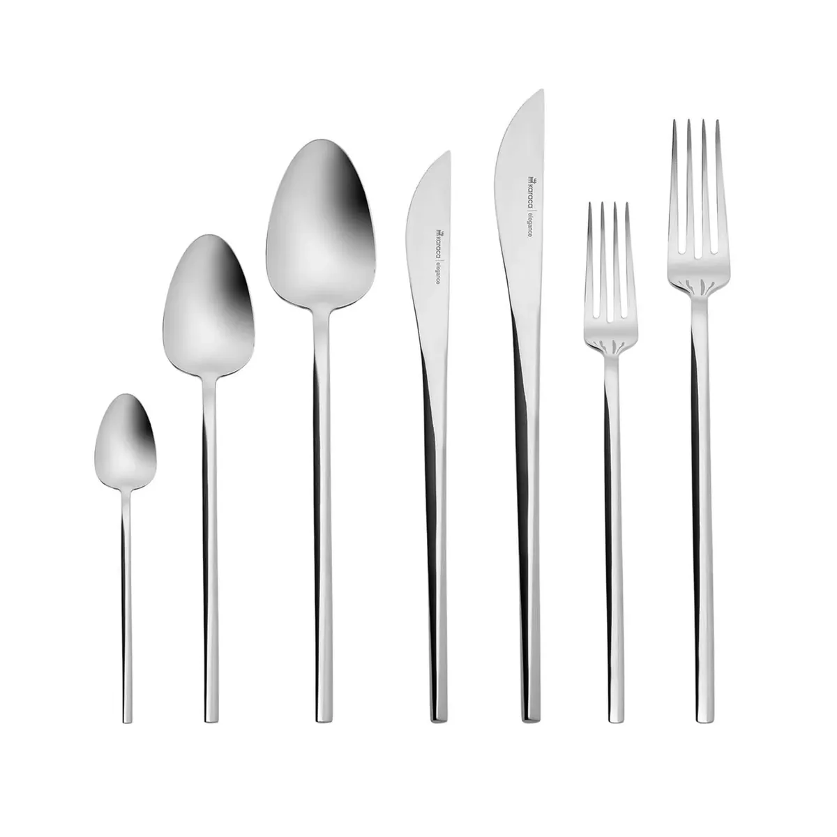 Karaca Vibe 84-teiliges Eleganz Besteckset für 12 Personen