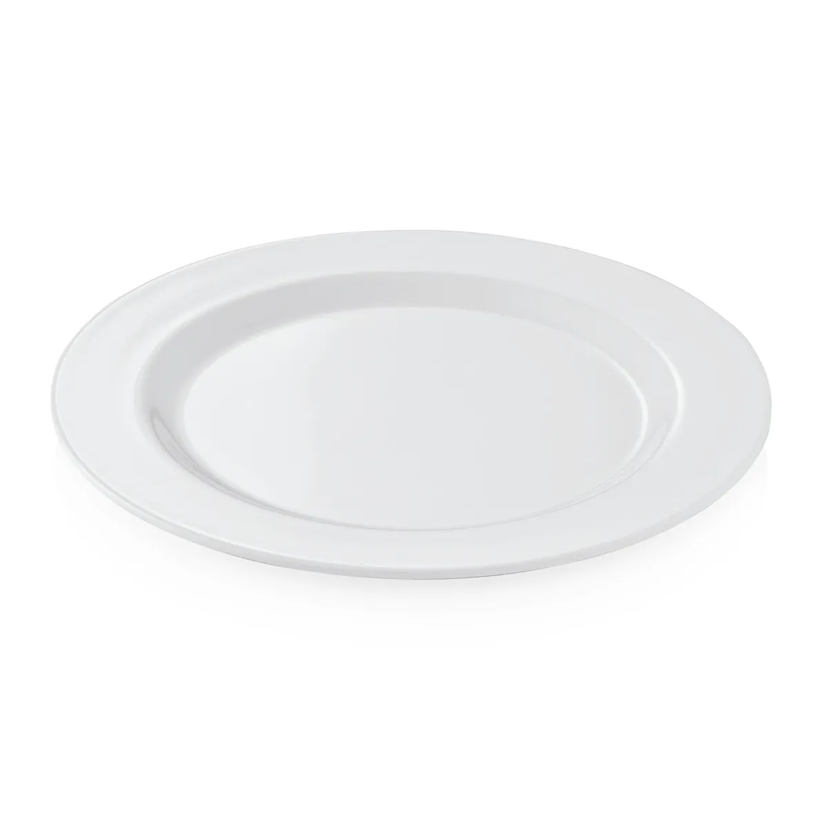 Teller 12er-Set, flach, Ø 23 cm, Farbe wählbar, Melamin