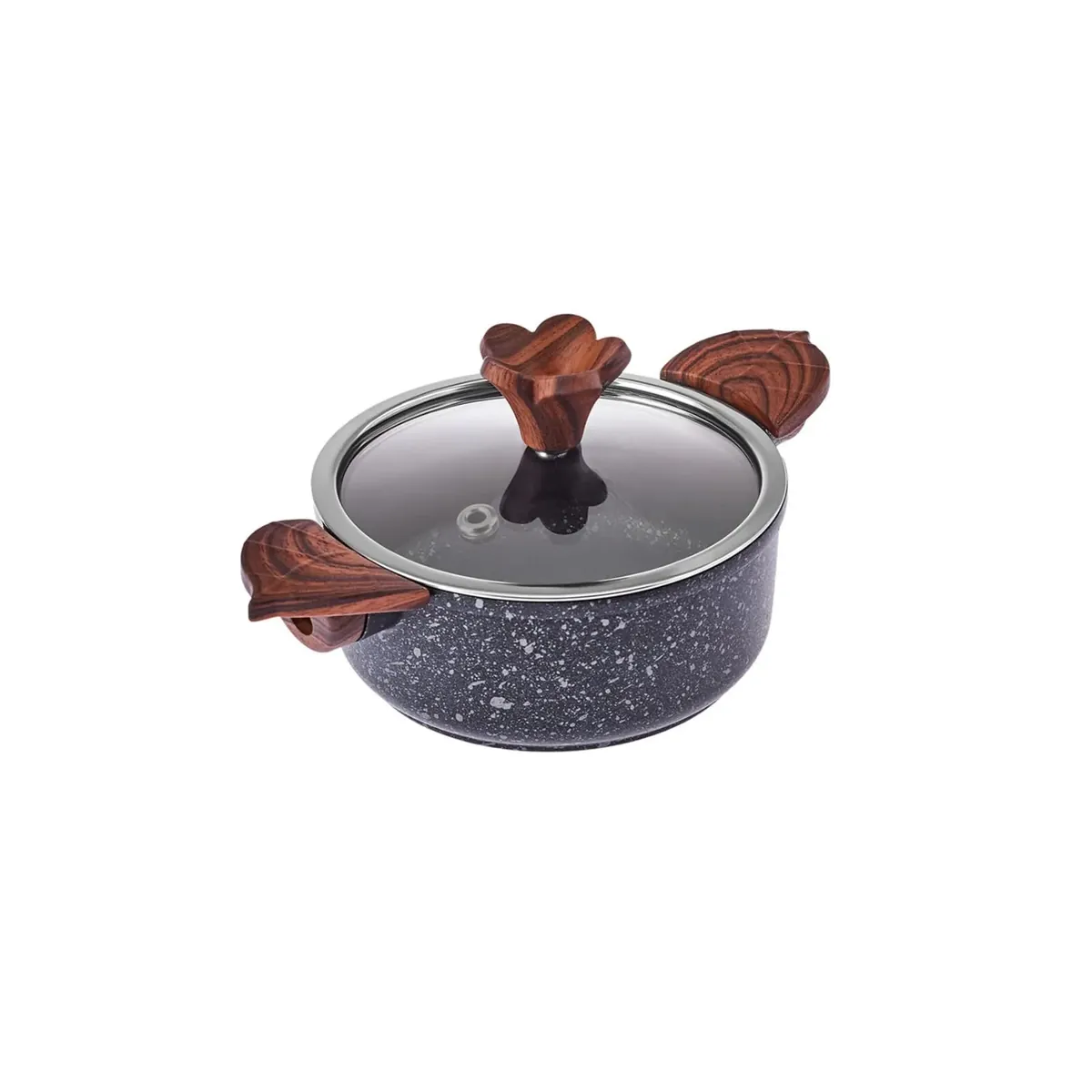 Karaca Mini-Kocher Schwarz Topf 12 cm