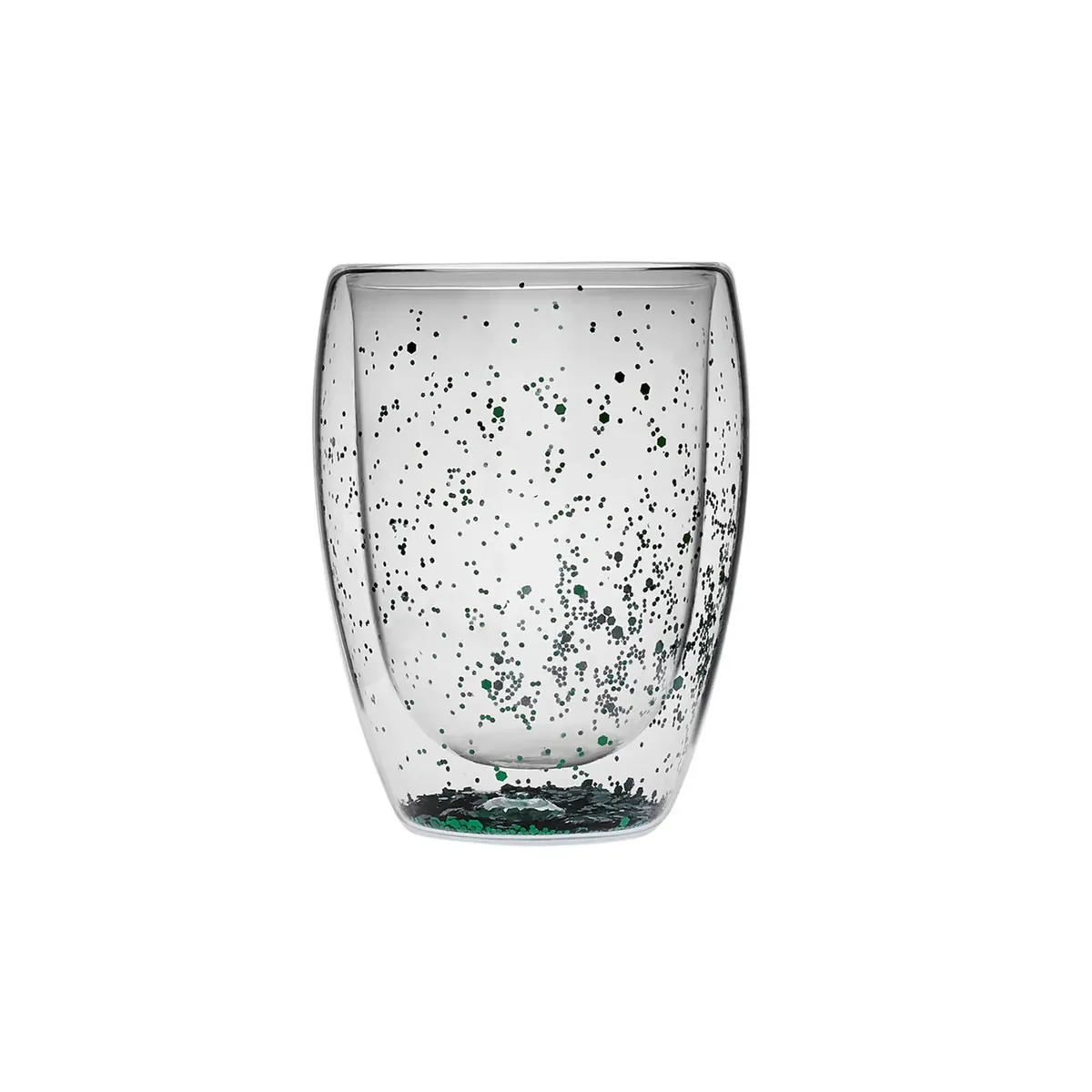 Karaca Pia Grün Glitter Wasserglas 350 ml