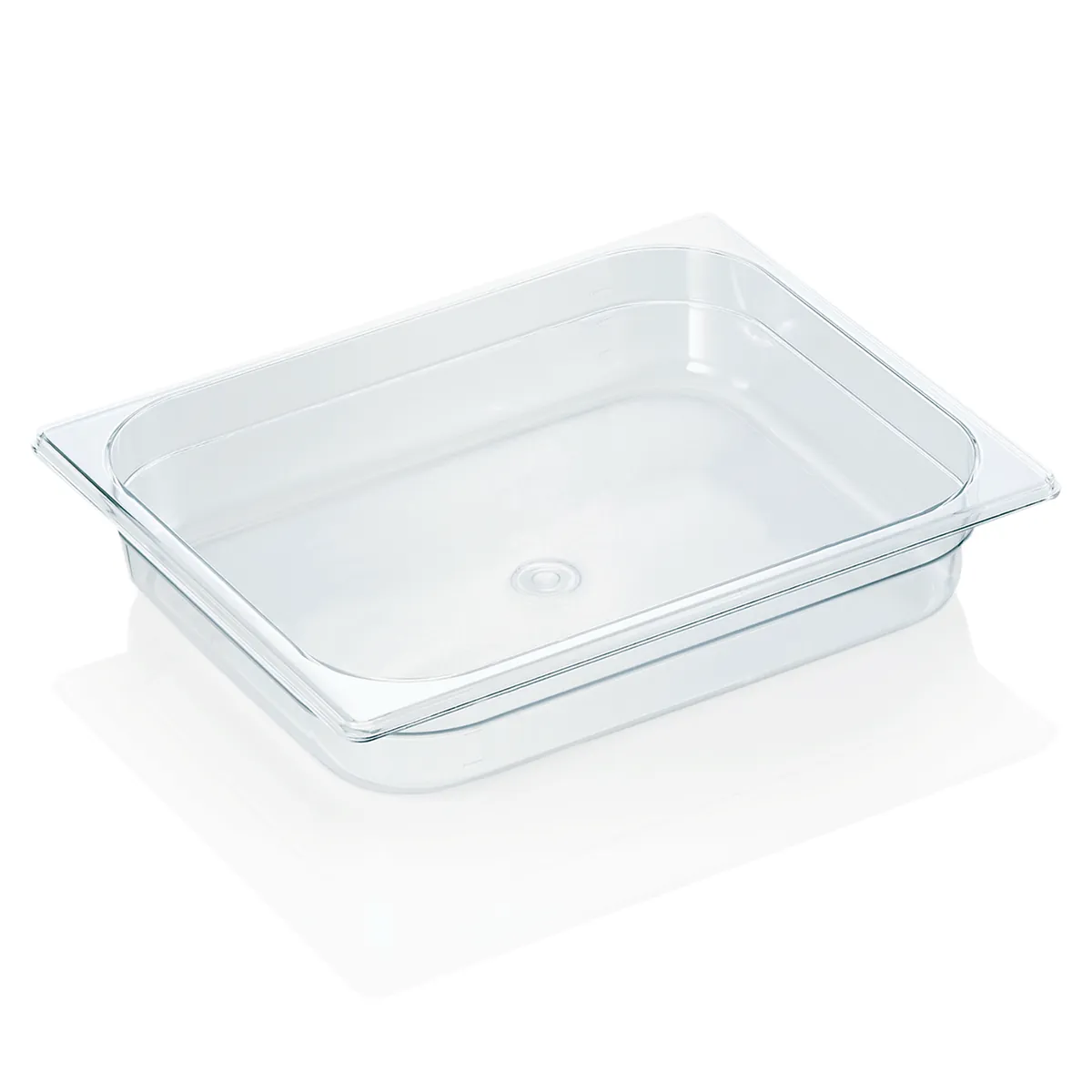 GN Behälter 1/2 GN 94, Höhe wählbar, mit Skalierung, Polycarbonat