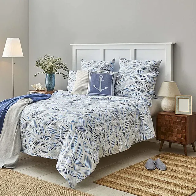 Nautica Wave Bettbezug-Set, 135 × 200 cm