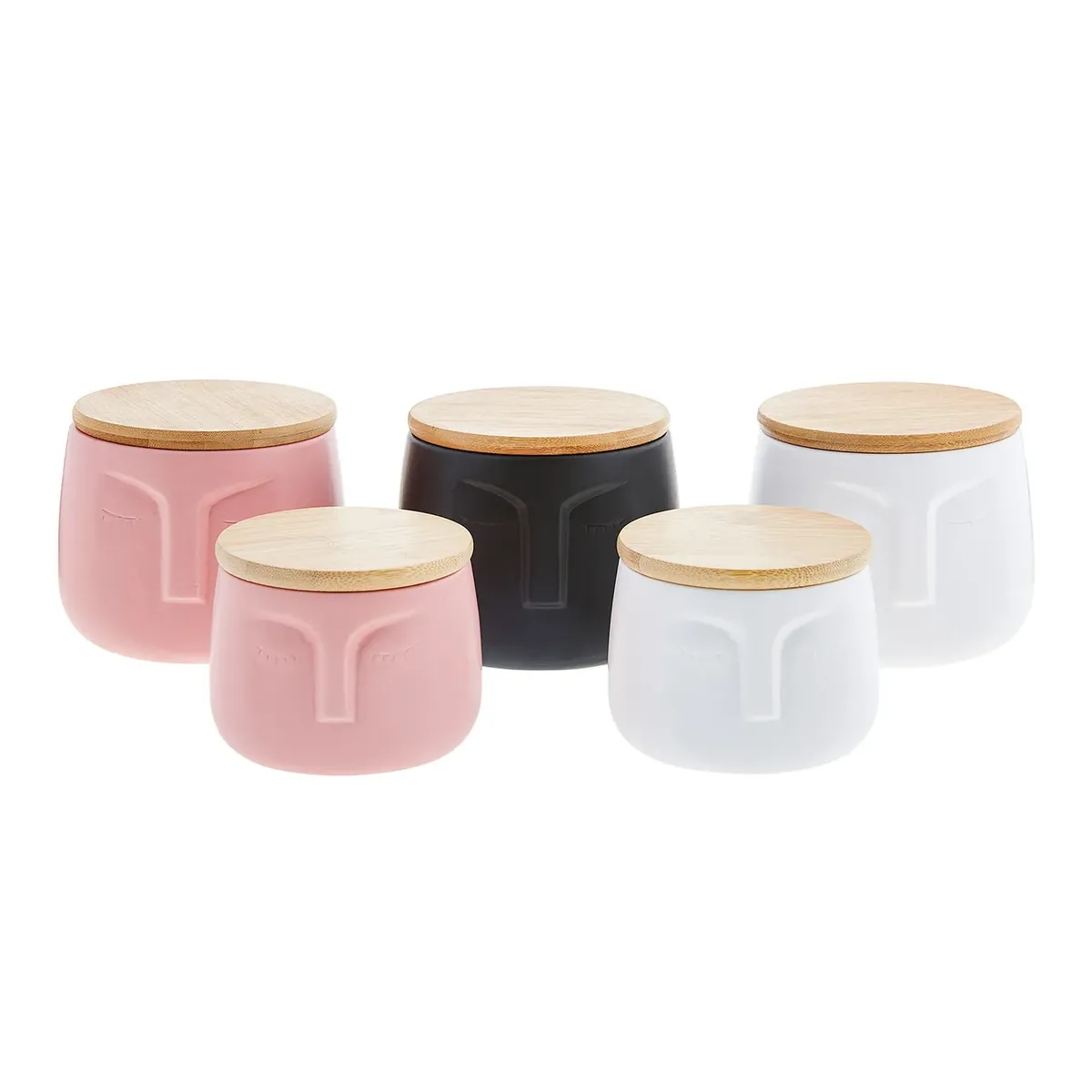 Karaca Face Stone Gewürzdosen-Set,5-teilig