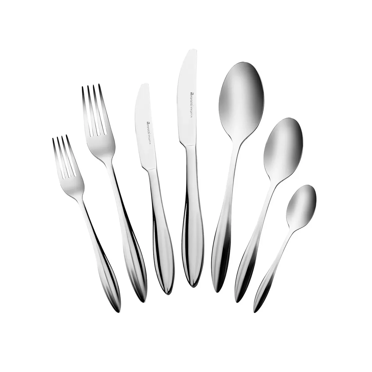 Karaca Costa 84 Teile 12 Personen Besteck Set Elegance