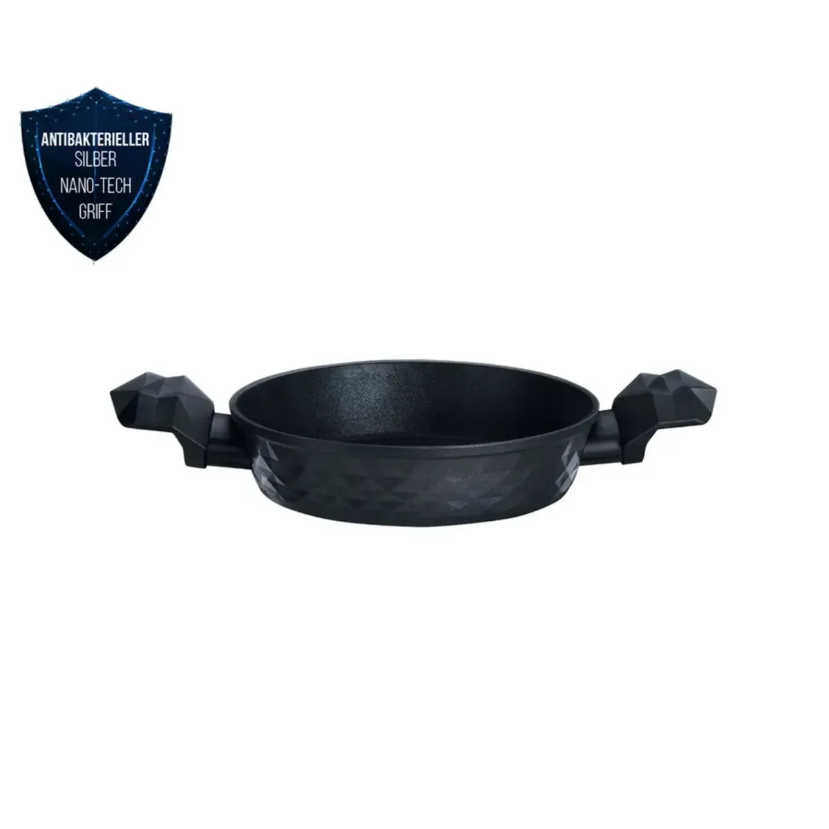 Karaca Bio Diamond Servierpfanne mit antibakteriellen Griffen und Induktionsboden 20 cm 1,2l