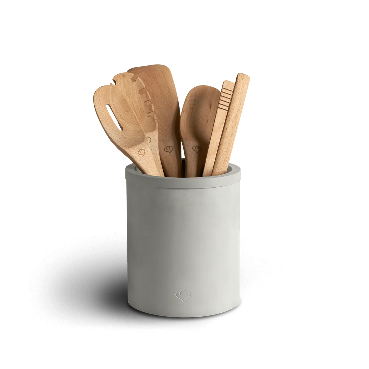 Küchenhelfer-Set aus Buchenholz, 6-tlg.
