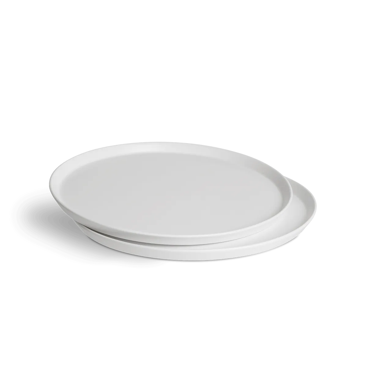 Sweet Scandi 2er Sets Pizzateller à 33cm aus New Bone Keramik - Weiß, Anthrazit oder Mint