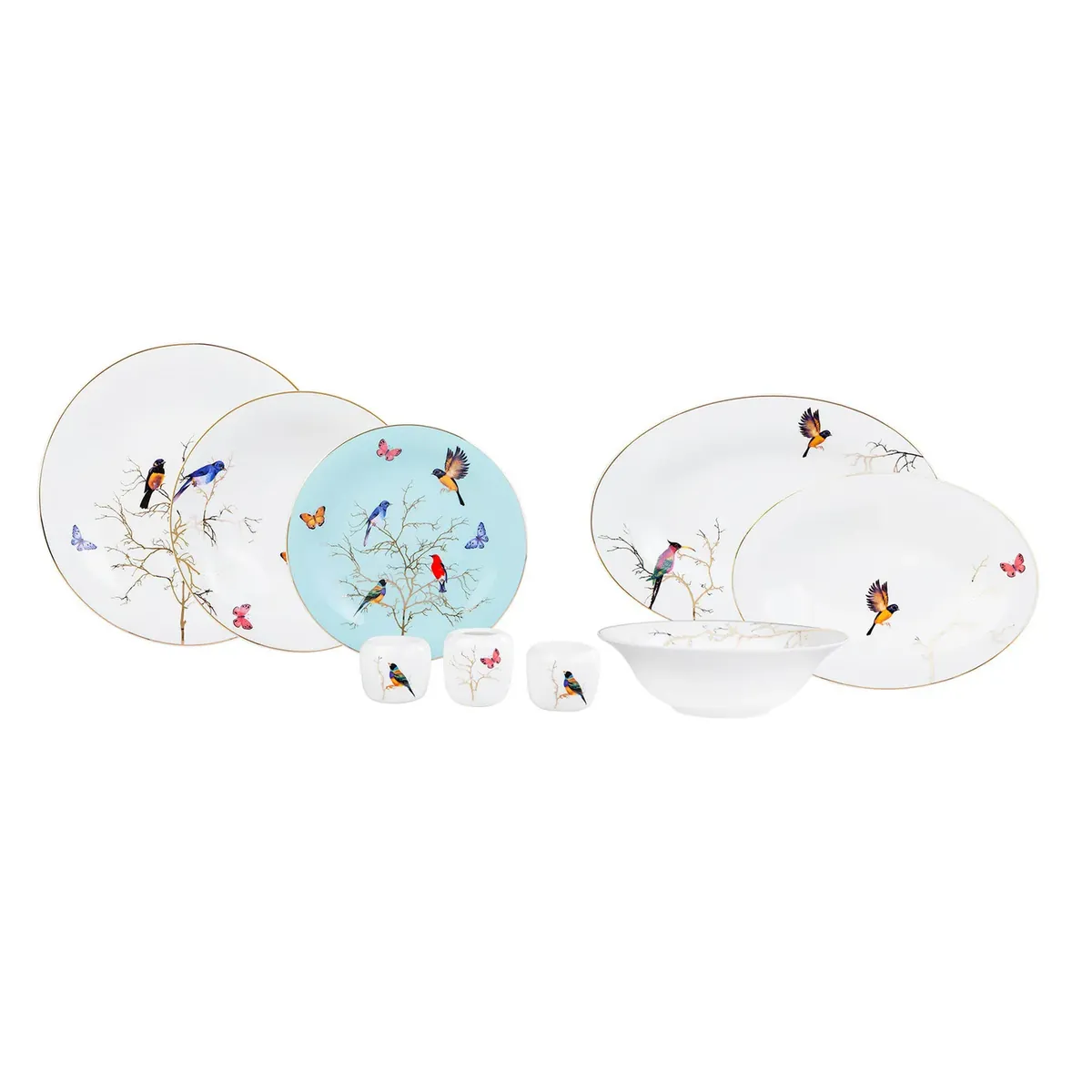Karaca Fine Pearl Grace Mint 58 Teiliges Für 12 Personen Perlentafelserviceset