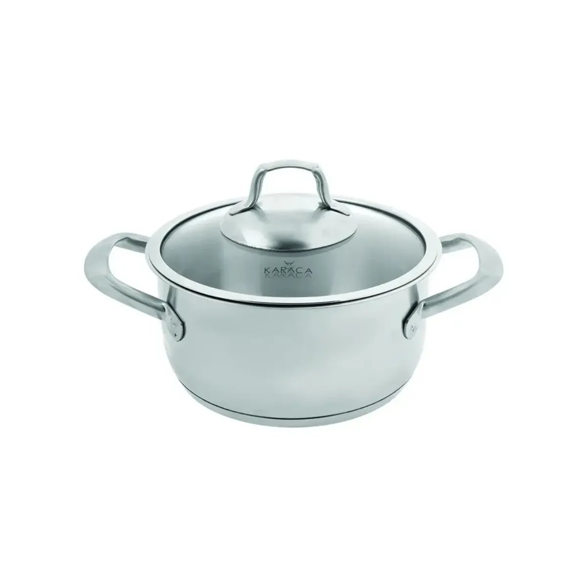 Karaca Bianca Kochtopf aus Stahl 18 cm