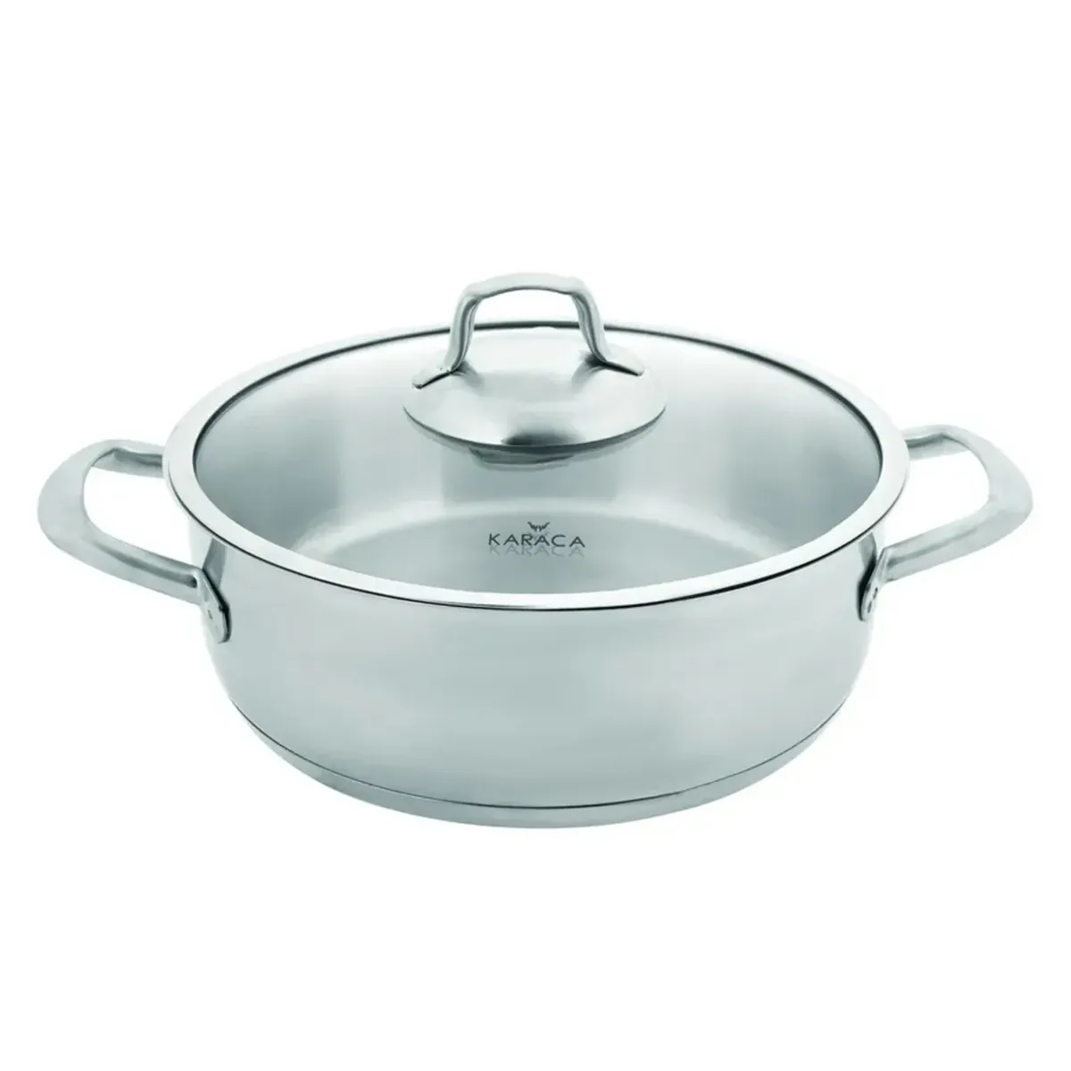 Karaca Bianca 304 Topf aus Edelstahl 26 cm