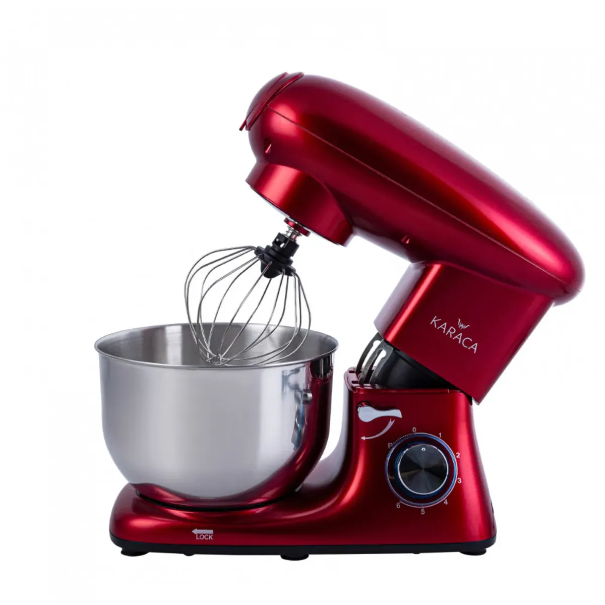 Karaca Multichef Küchenmaschine und Standmixer mit Fleischwolf Standmixer Redgold 1400W