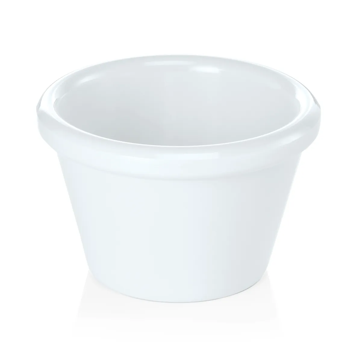 Dipschale 12er-Set, glatter Rand, 40 oder 50 ml, Melamin