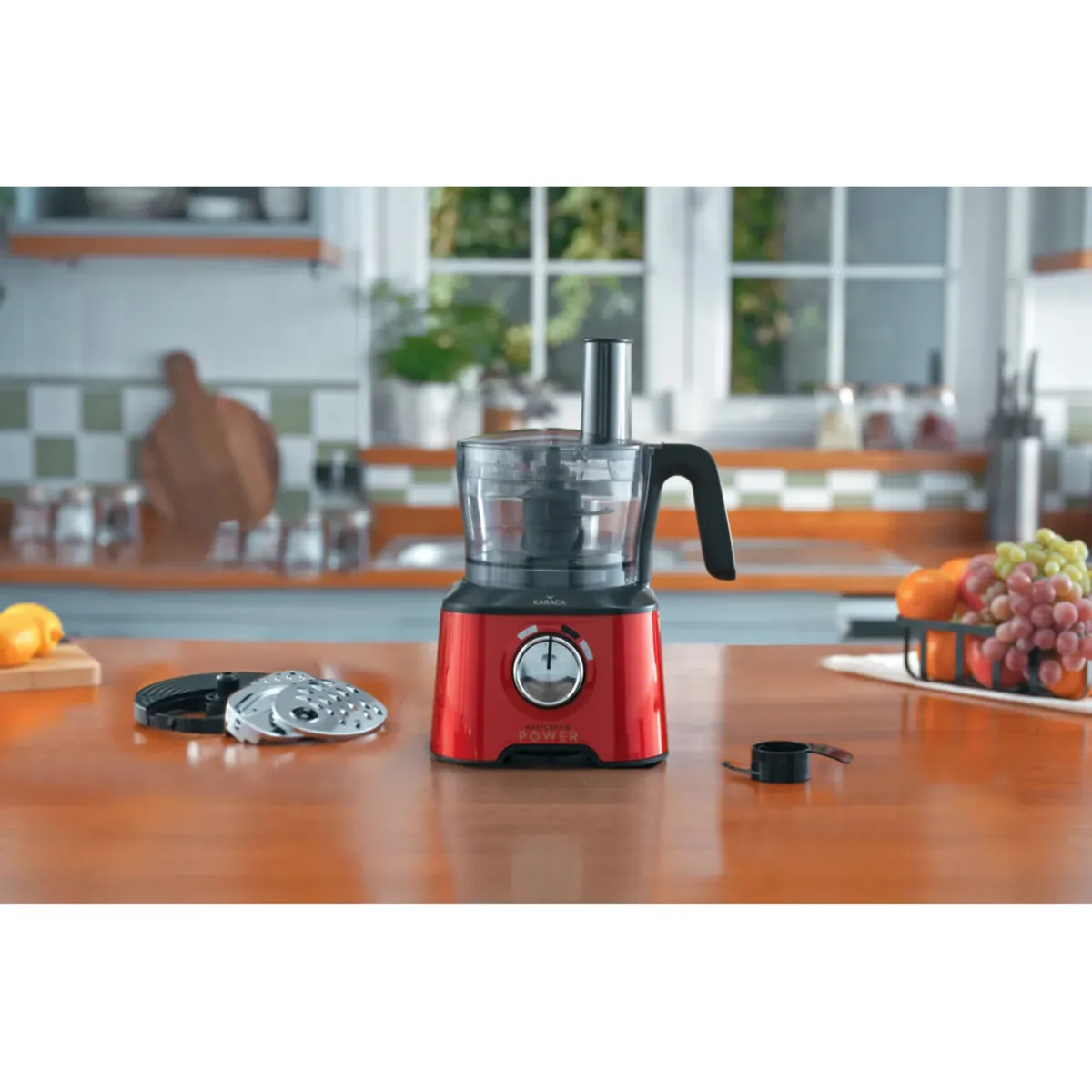 Karaca Mastermaid Power Essential Rot Lebensmittelzubereitung Set 2000w