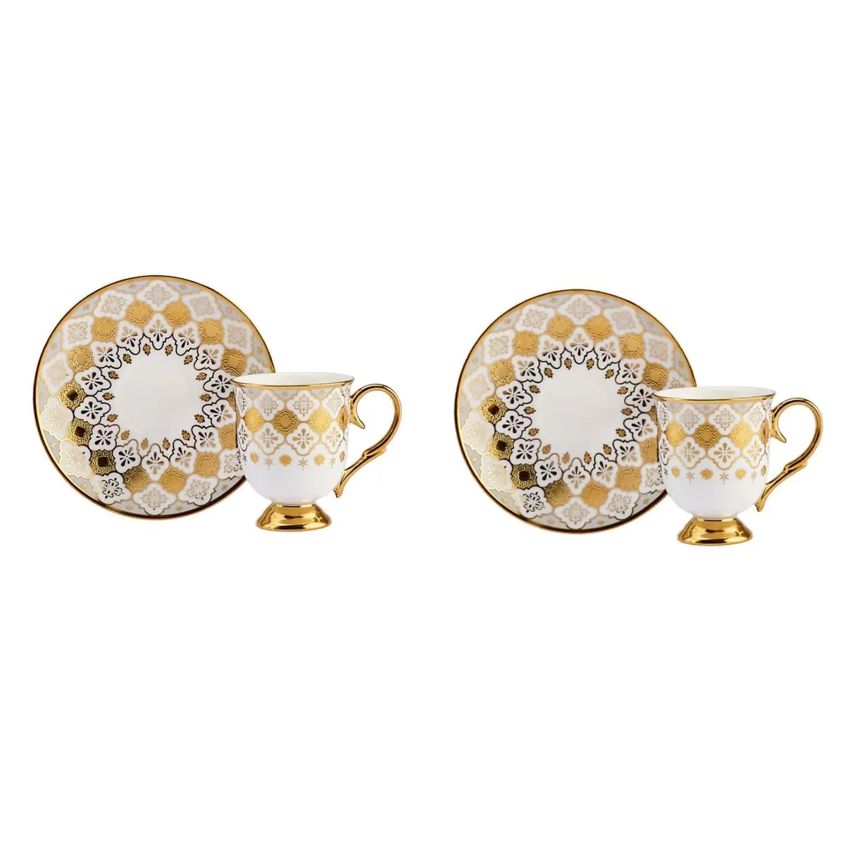 Karaca Afife Kaffeetassen Set, 2 Personen, 90 ml