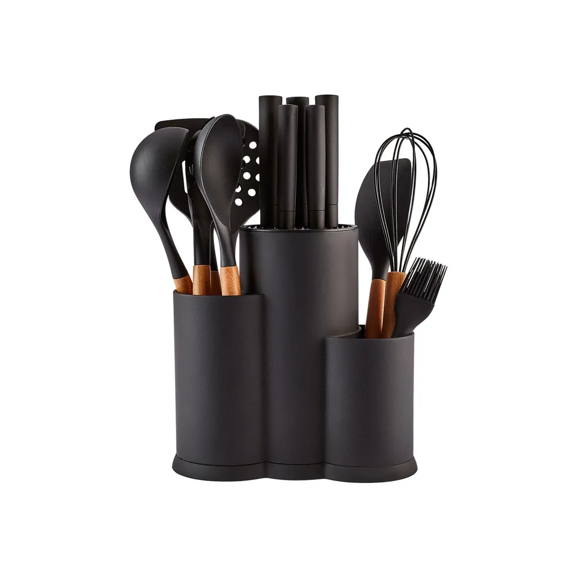 Karaca Burby Wood Service und Messerset, 14-Teilig
