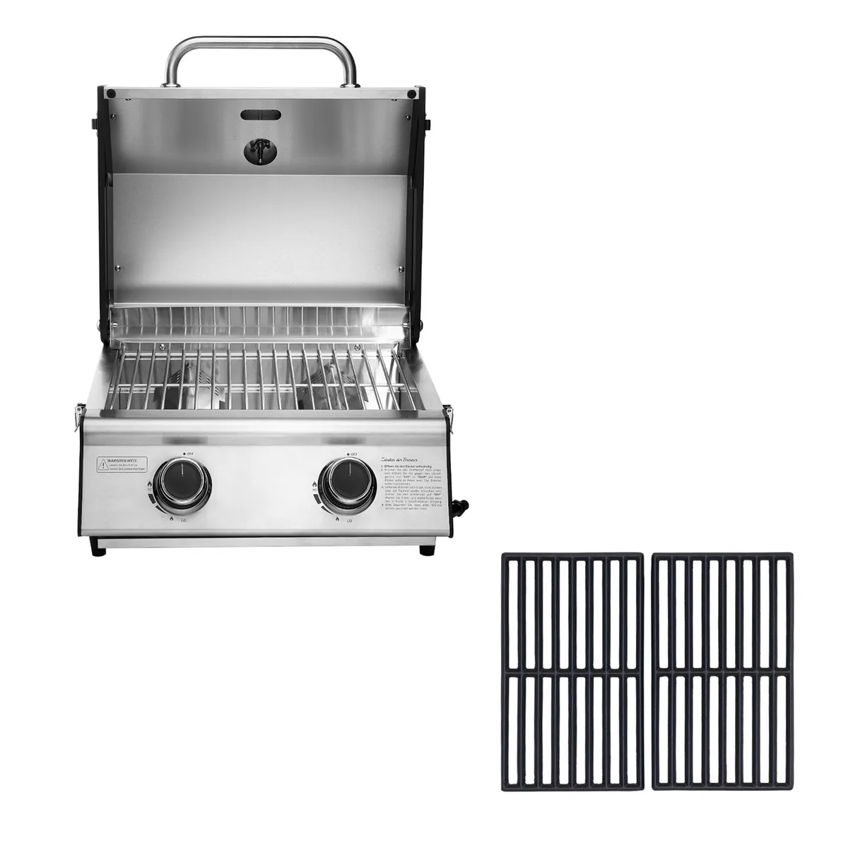 Set PLATINUM COMPACT + Gusseisen-Rost