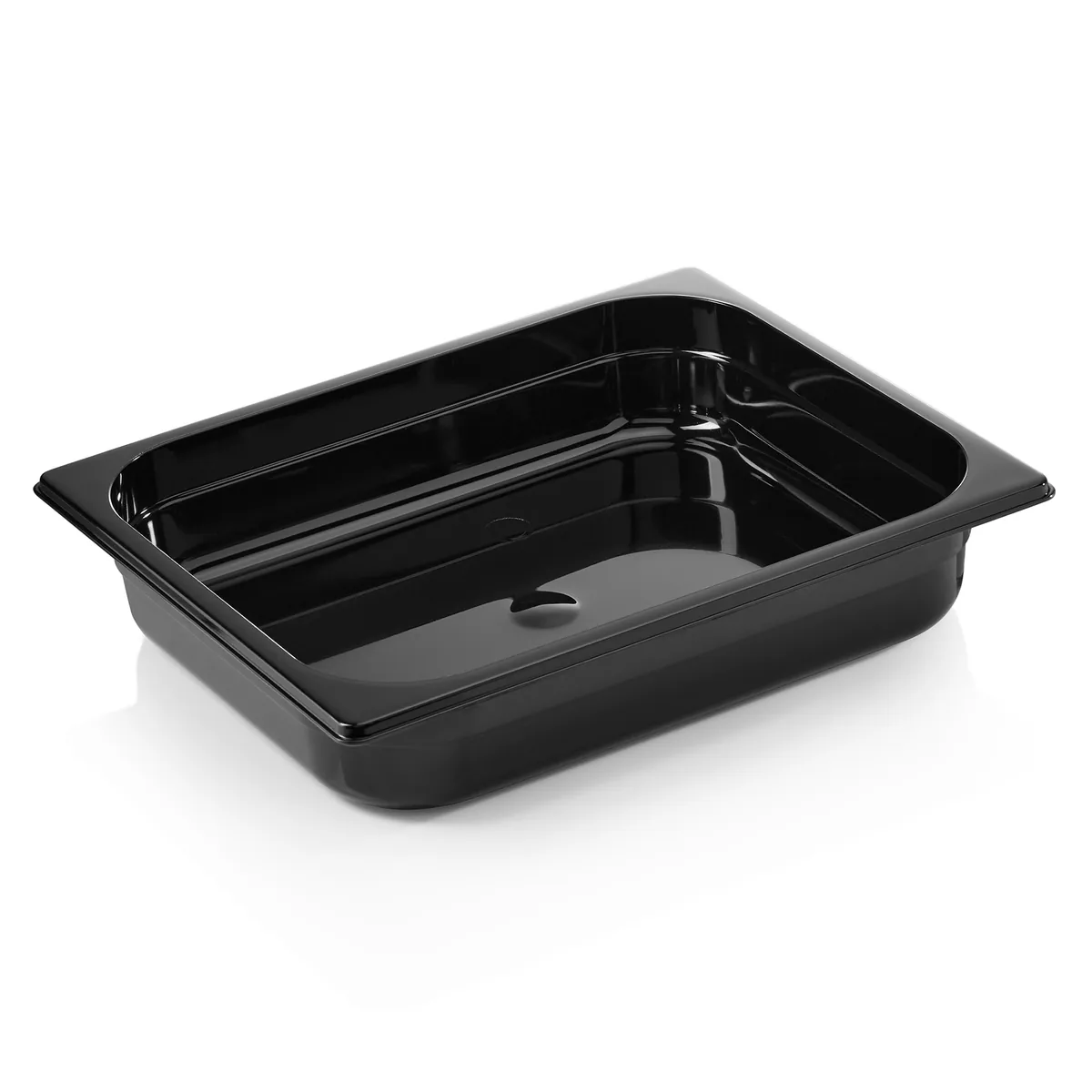 GN Behälter 1/2 GN 96 Black, 65 mm, schwarz, Polycarbonat
