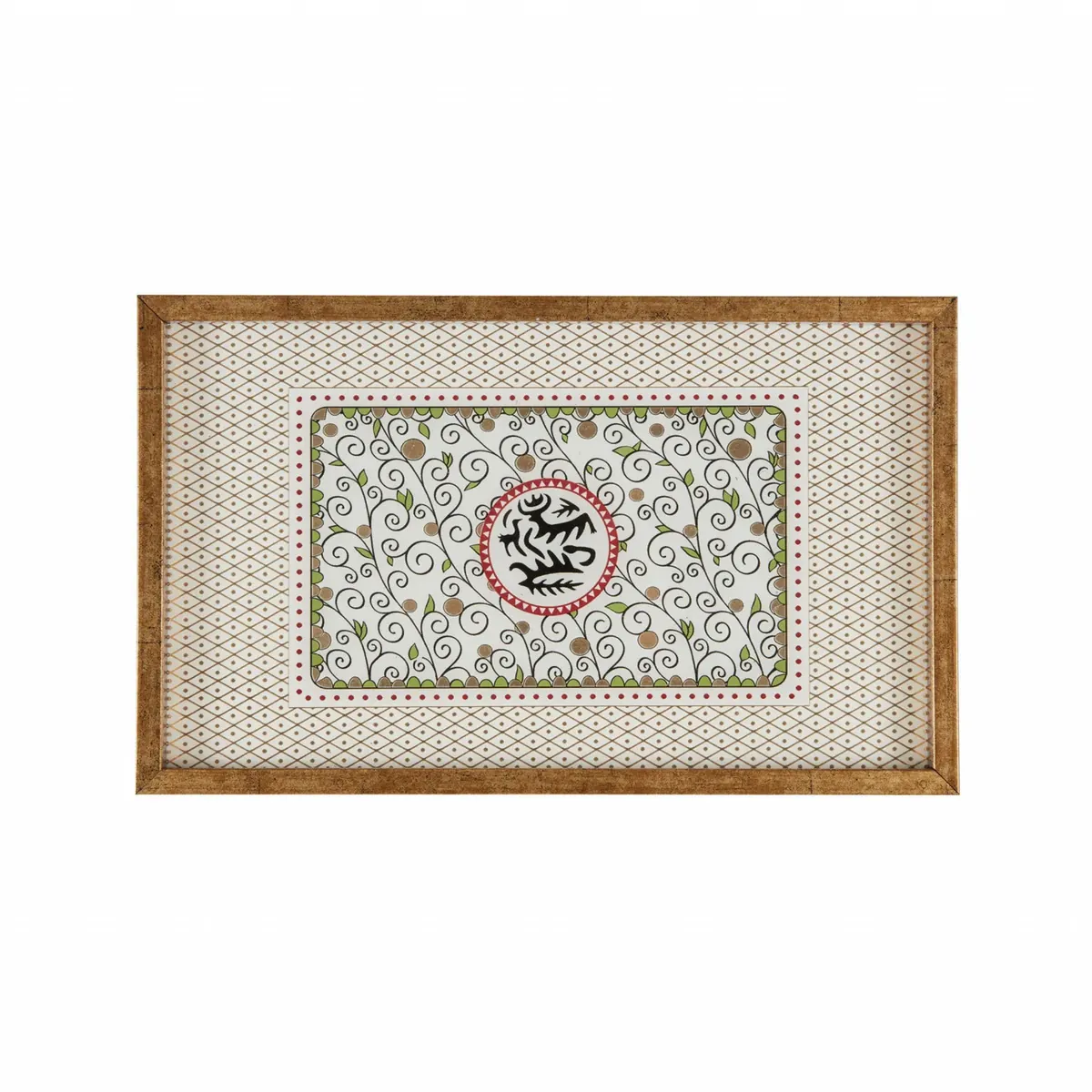 Karaca Home x Arslantepe Siegel Dekoratives Tablett 24x39 cm