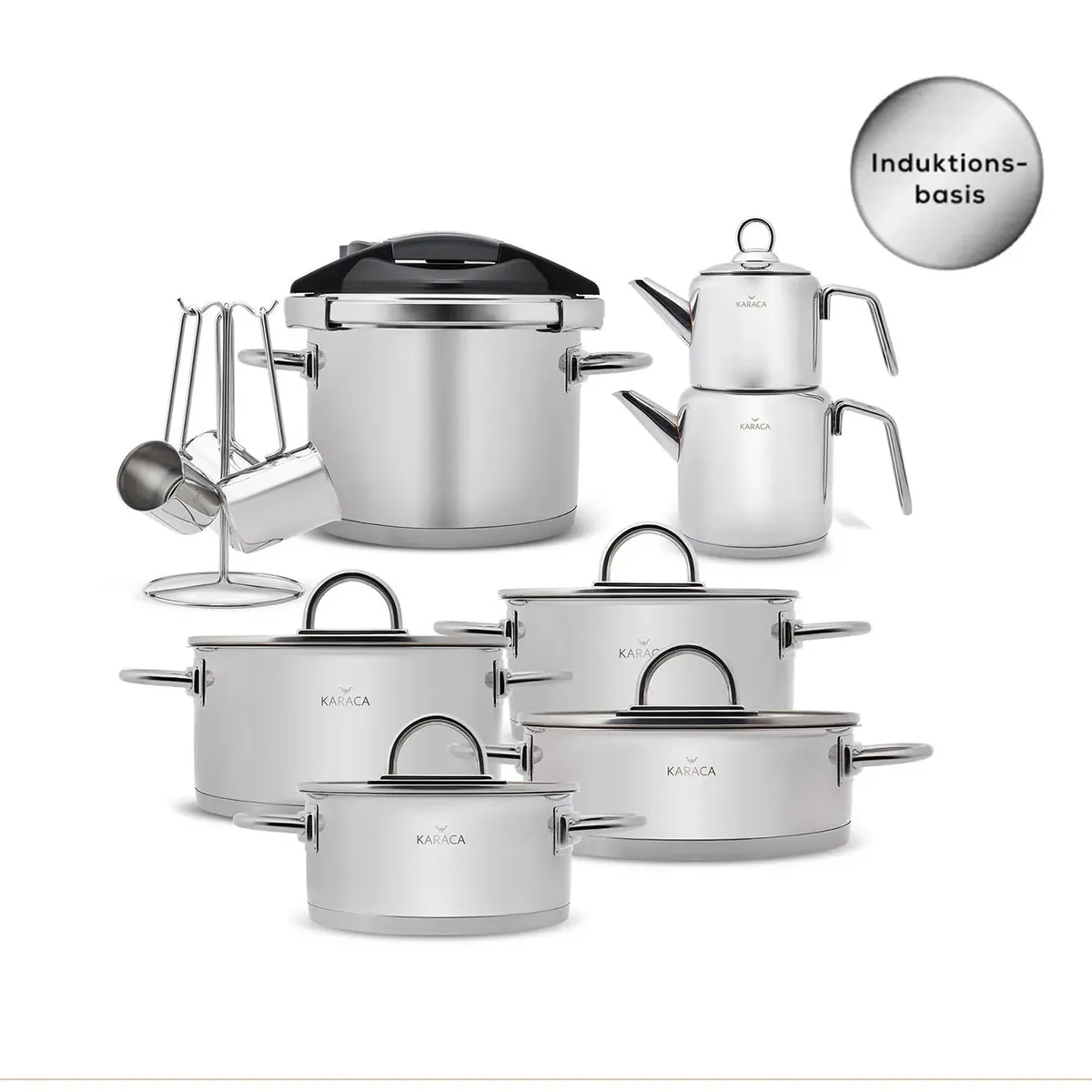 Karaca Platinum Kochtopf Set Mitgift