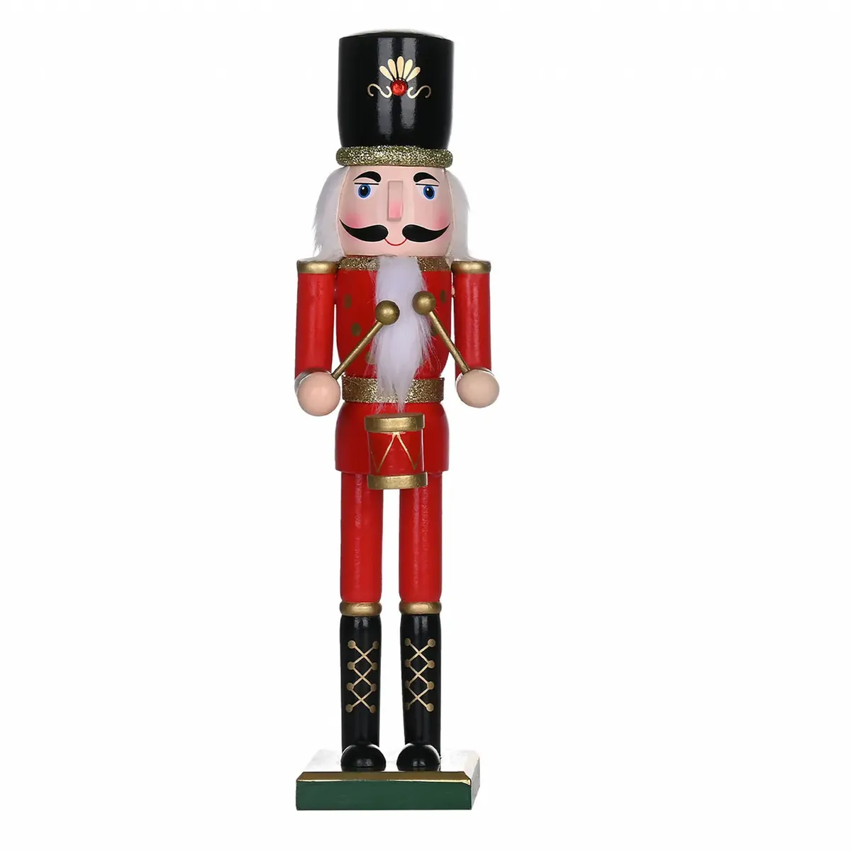 Karaca Home Weihnachten Nussknacker mit Trommeln, 36 cm