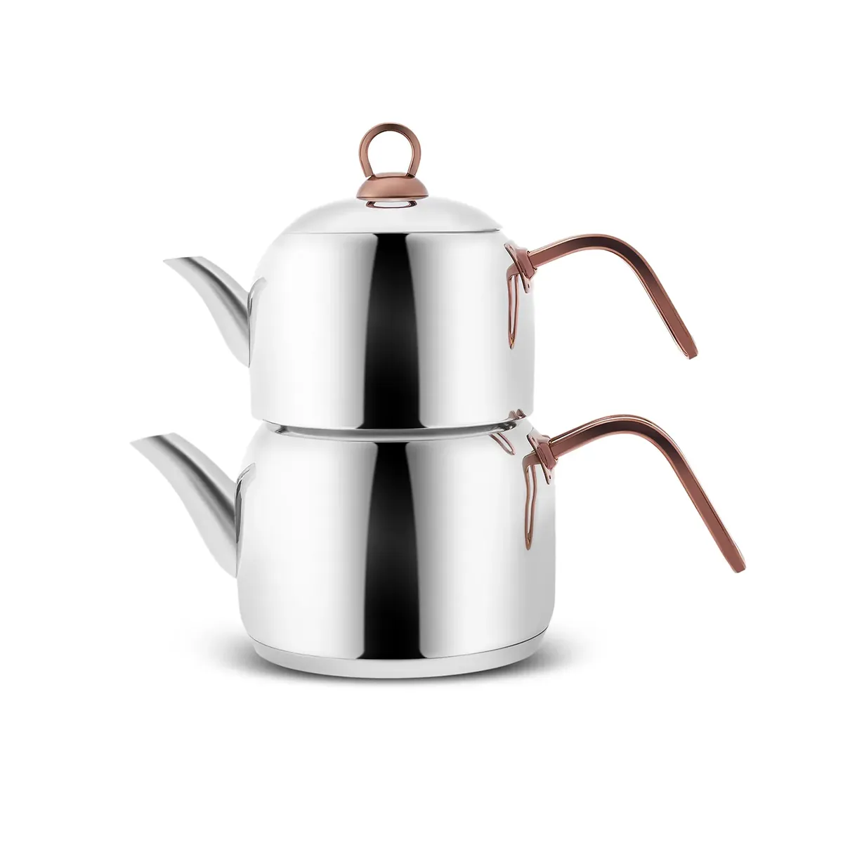 Karaca Urban Induktion Basis Midi Teekanne Set, Rosegold