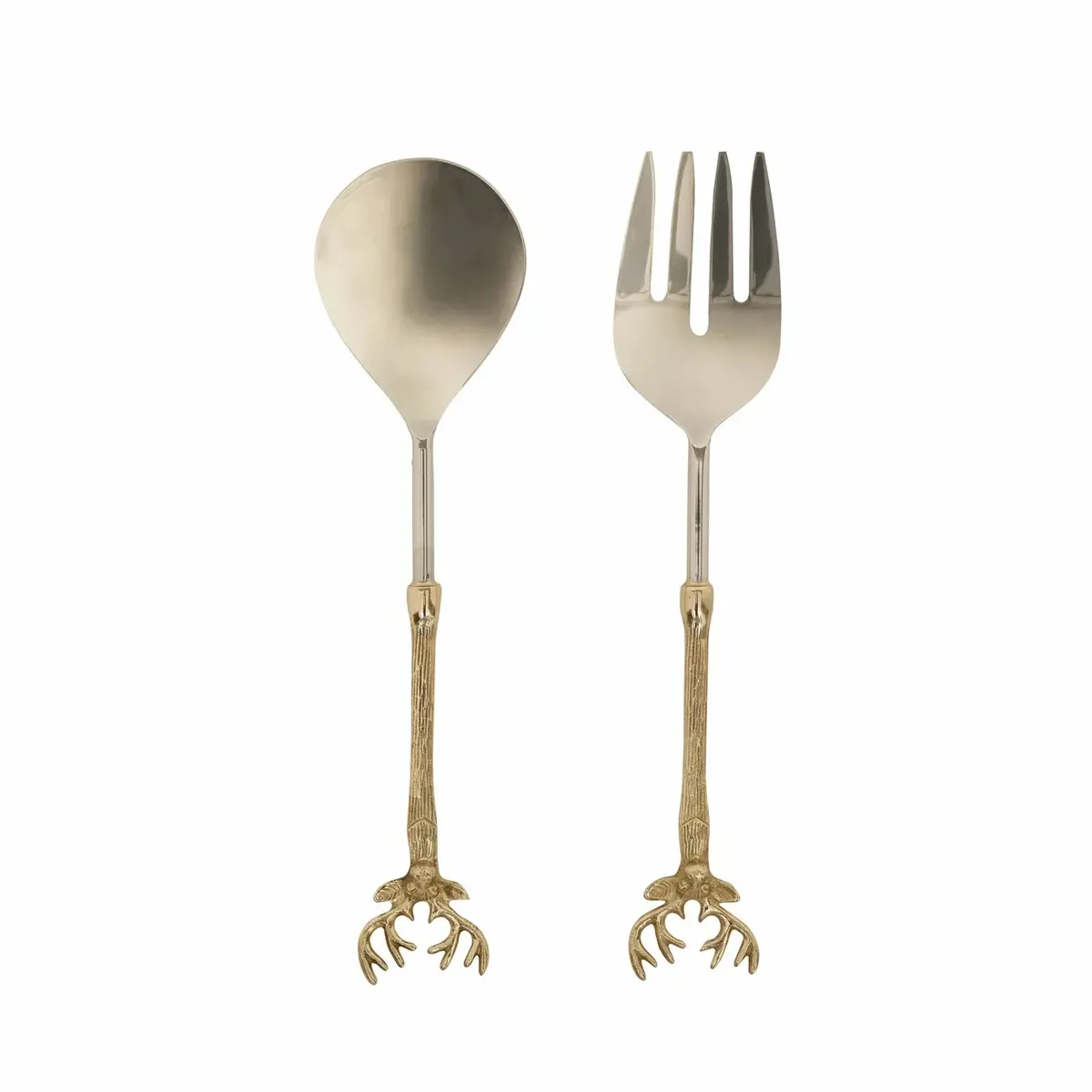 Karaca Roe Gold Service Löffel und Gabelset