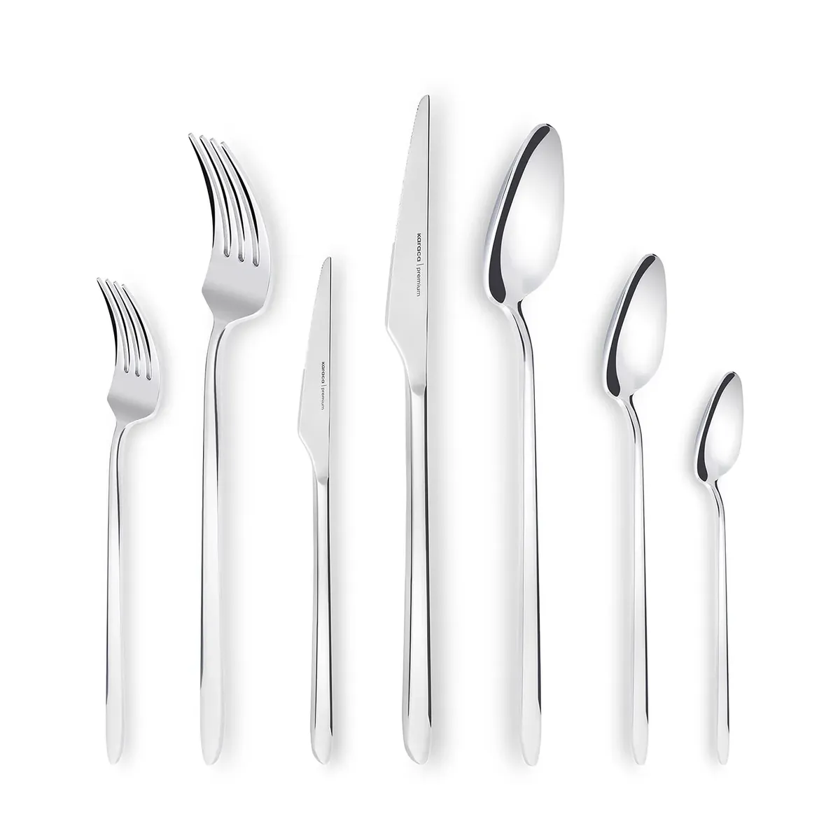 Karaca Stark 84 Teile 12 Personen 316+ Premium-Besteck-Set