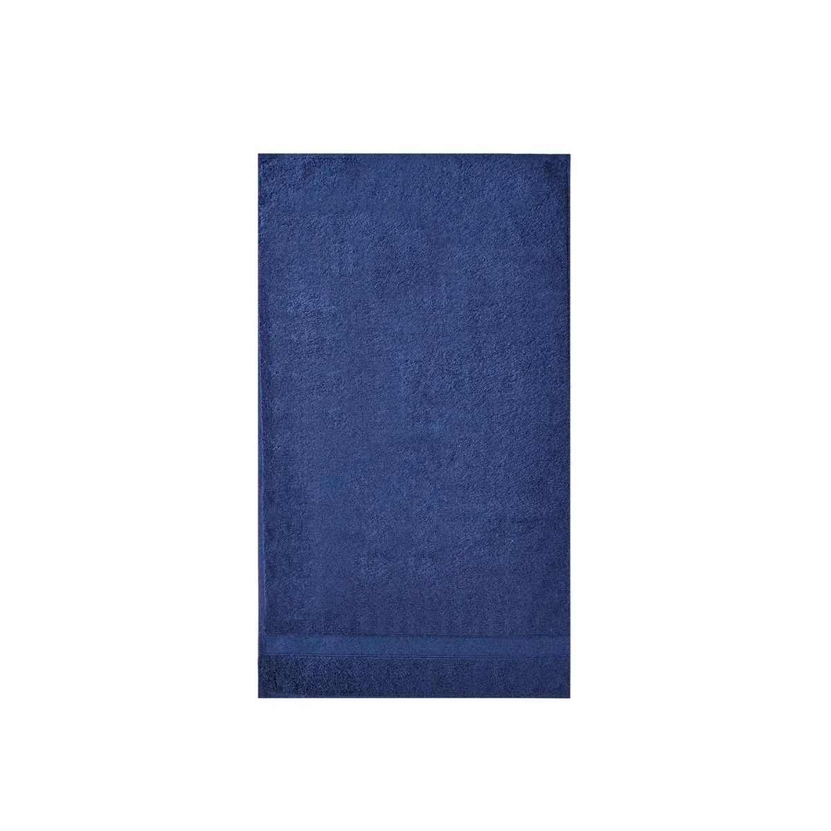 Karaca Joey Badetuch aus Egyptian Baumwolle, Dunkelblau, 100x150 cm