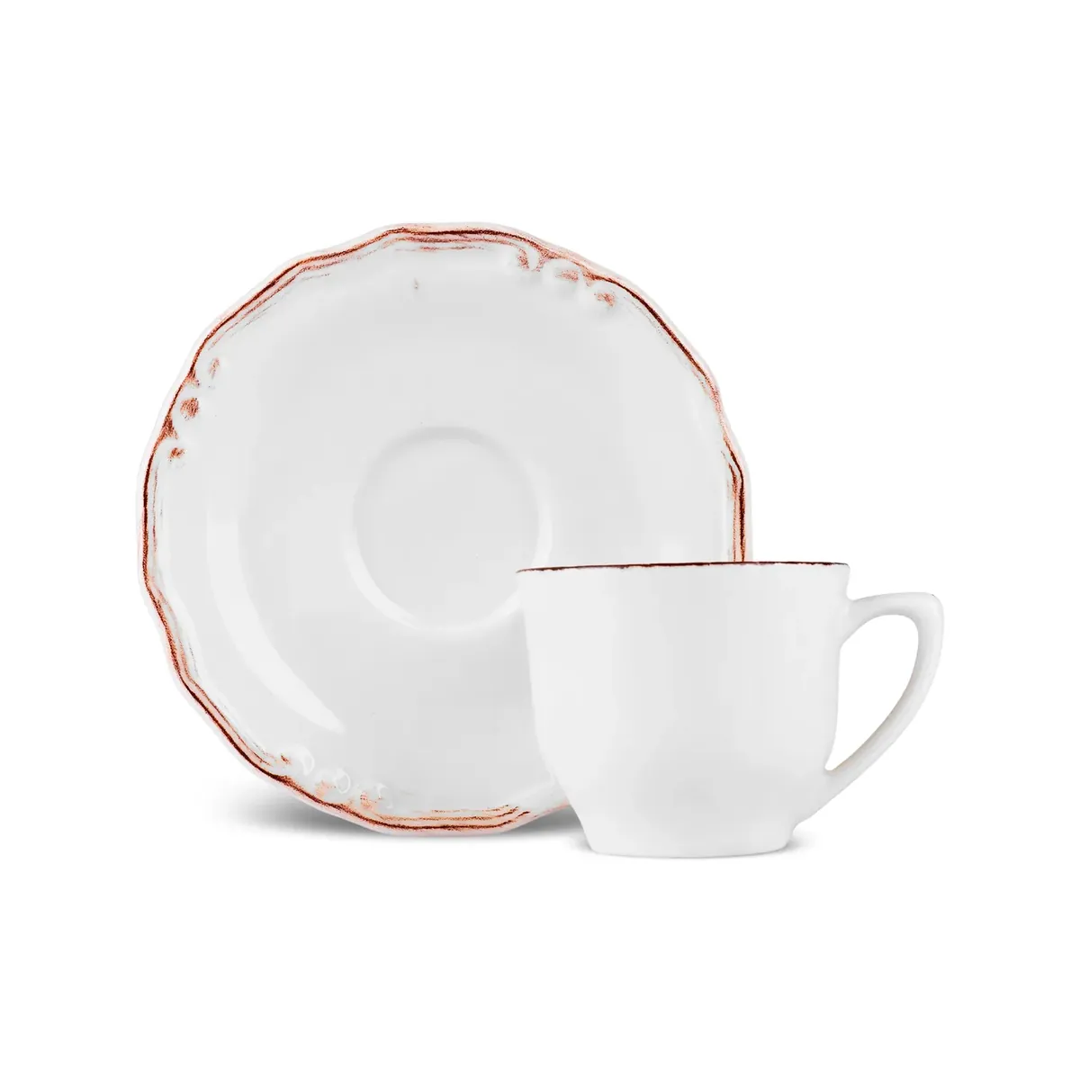 Karaca Elizabeth Ecru Teetasse, 180 ml