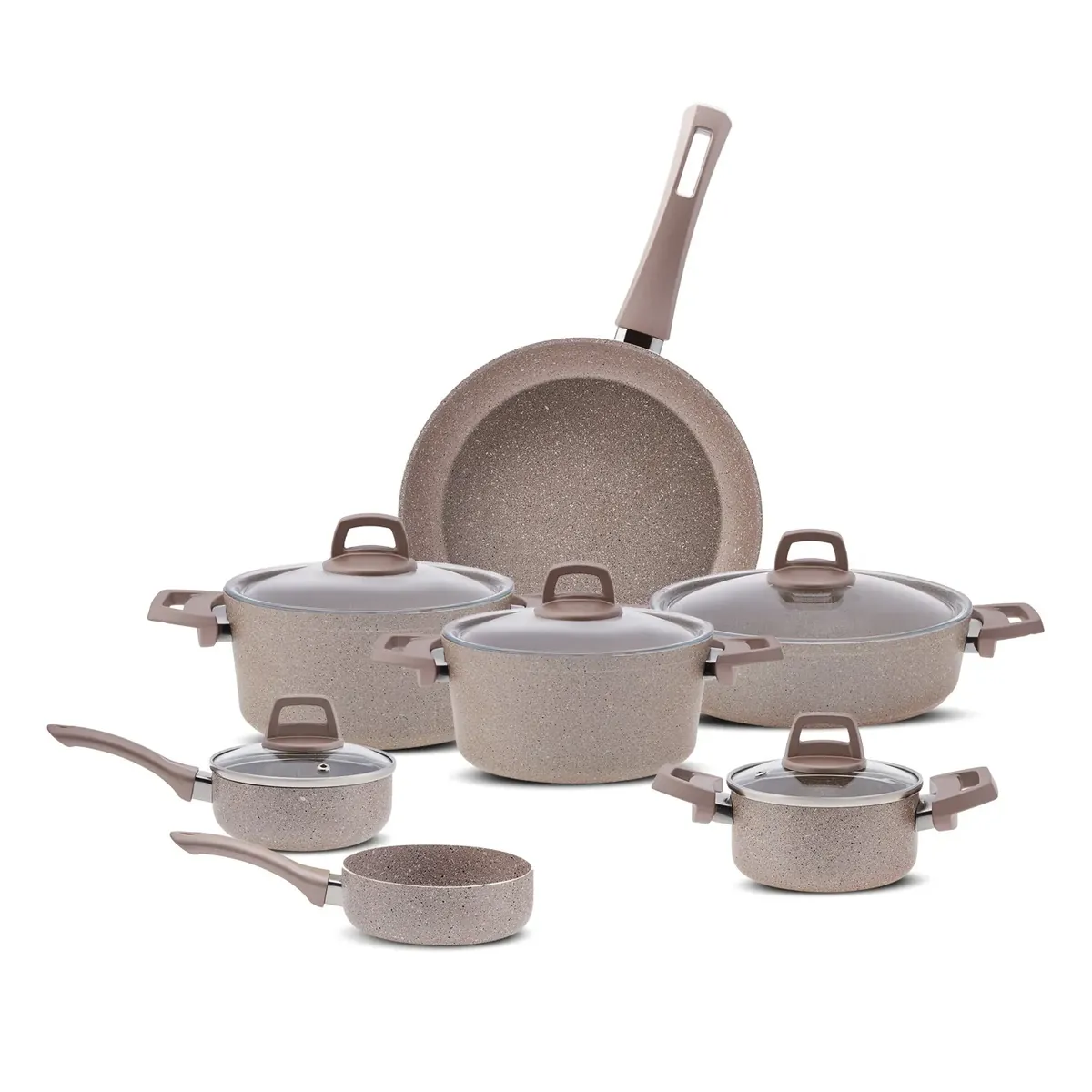 Karaca Rosegold Biogranite Kochgeschirr-Set  12-teiliges