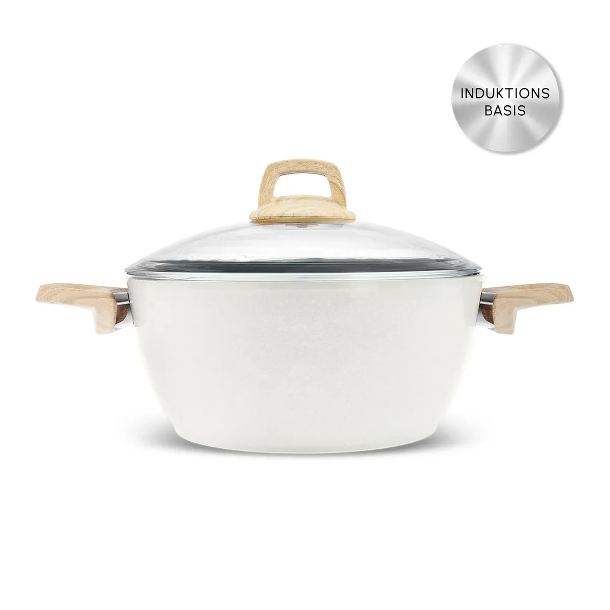 Karaca Swiss Crystal Induktions Kochtopf Creamy, 20 cm